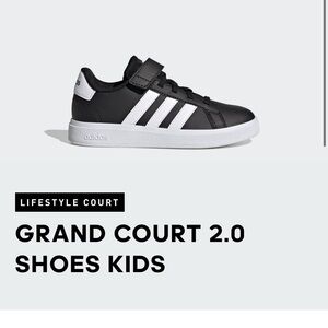 adidas Grand Court 2.0
Shoes Kids - Black size 11.5